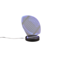 Trio Lighting Trio FOOTBALL tafellamp | LED | mat zwart | 17 x 12 cm | IP20 | 1x 3,2W | 250 lm | 3000K | niet dimbaar