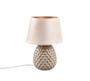 Trio Lighting Trio ARIANA tafellamp | E27 Fitting | beige | Ø 24 cm | IP20 | excl. 1x E27 | max. 60W