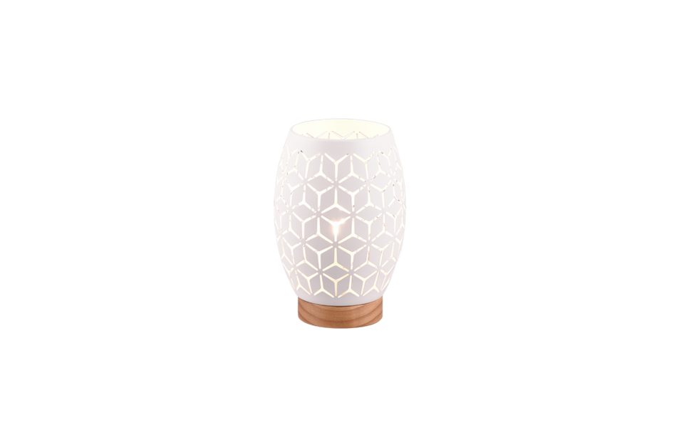 Trio Lighting Trio BIDAR table lamp | 1x E27 max 40W | chrome | 21.5 cm
