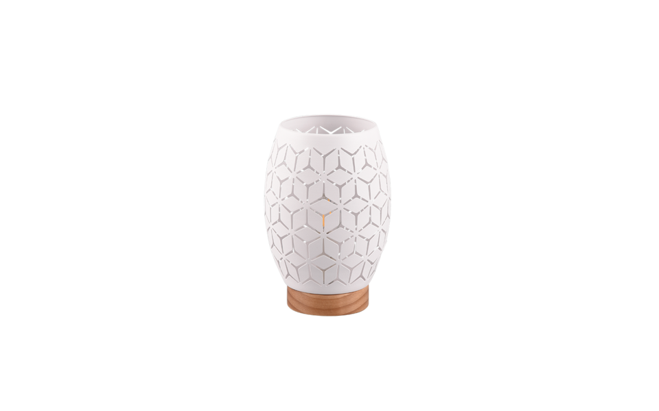 Trio Lighting Trio BIDAR tafellamp | E27 Fitting | wit mat | Ø 15 cm | IP20 | excl. 1x E27 | max. 10W Trio Lighting Trio BIDAR tafellamp | E27 Fitting | wit mat | Ø 15 cm | IP20 | excl. 1x E27 | max. 10W