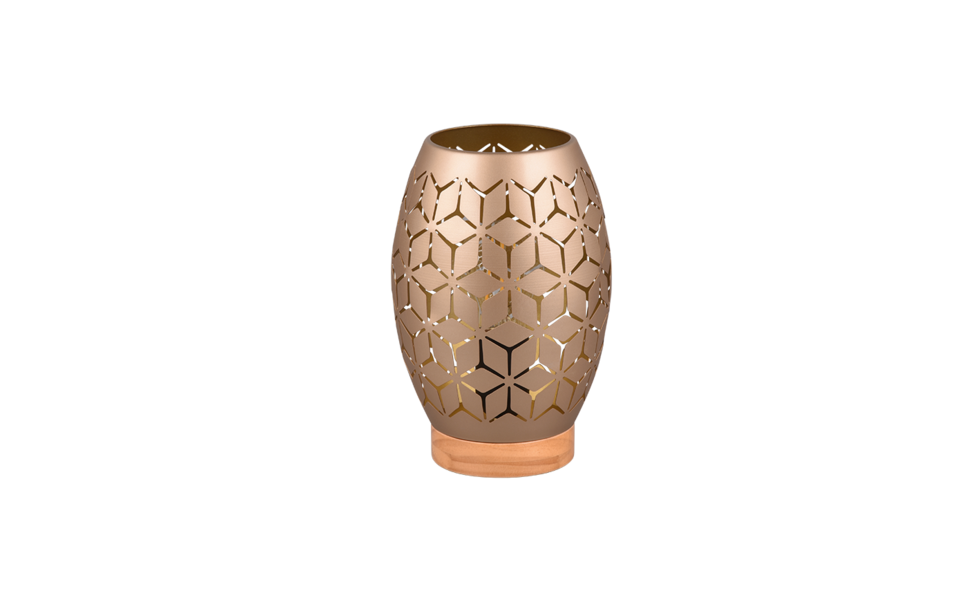 Trio Lighting Trio BIDAR table lamp | 1x E27 max 40W | mocha brown | Ø 15 cm | 21.5 cm Trio Lighting Trio BIDAR table lamp | 1x E27 max 40W | mocha brown | Ø 15 cm | 21.5 cm
