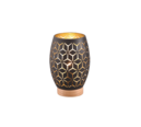 Trio Lighting Trio BIDAR table lamp | 1x E27 max 40W | black with gold | 21.5 cm