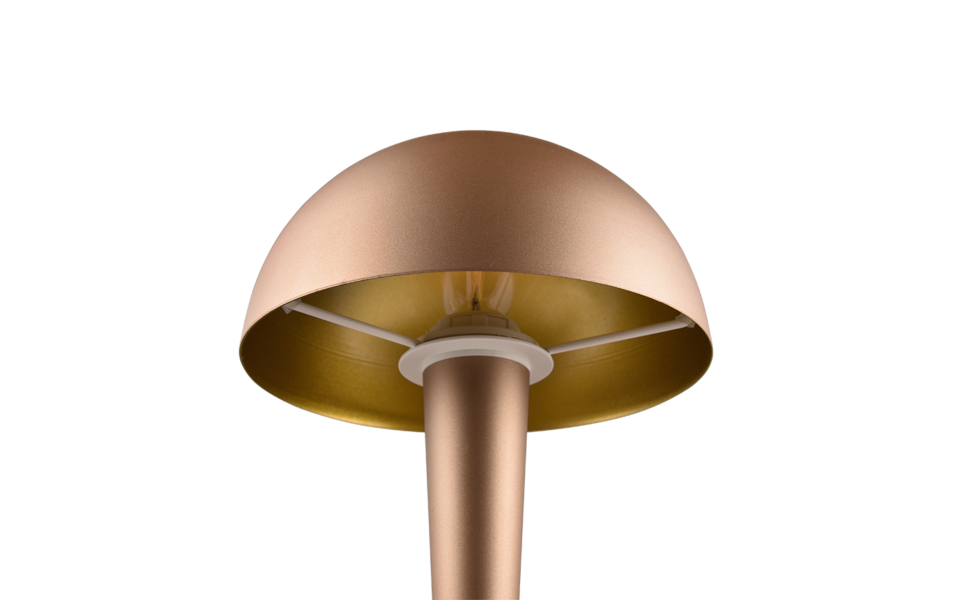 Trio Lighting Trio CANARIA tafellamp | LED | E14 Fitting | koffie | Ø 15 cm | IP20 | 1x 4,9W | 470 lm | 3000K