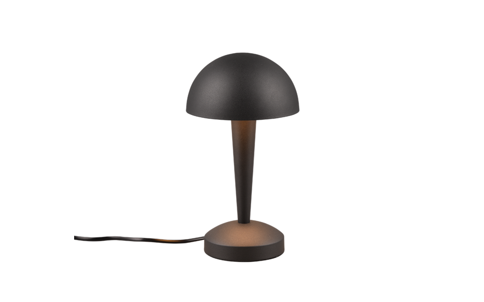 Trio Lighting Trio CANARIA table lamp | 1x E14 max 5W | black with gold | 26.5 cm Trio Lighting Trio CANARIA table lamp | 1x E14 max 5W | black with gold | 26.5 cm