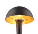 Trio Lighting Trio CANARIA table lamp | 1x E14 max 5W | black with gold | 26.5 cm