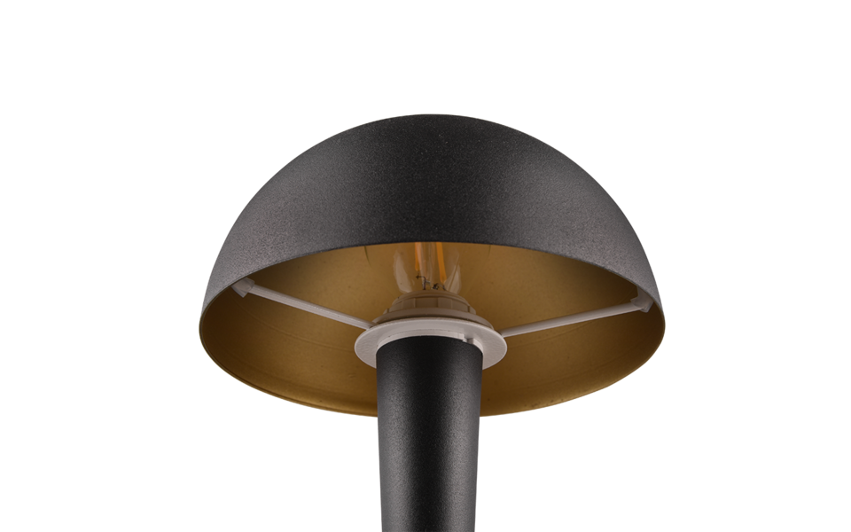 Trio Lighting Trio CANARIA table lamp | 1x E14 max 5W | black with gold | 26.5 cm Trio Lighting Trio CANARIA table lamp | 1x E14 max 5W | black with gold | 26.5 cm