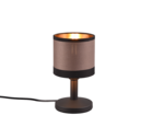 Trio Lighting Trio DAVOS tafellamp | E14 Fitting | mat zwart met taupe | Ø 12 cm | IP20 | excl. 1x E14 | max. 10W