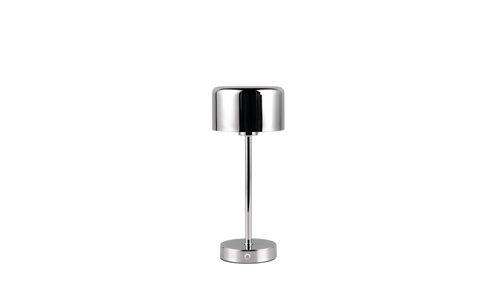 Trio Lighting Trio JEFF tafellamp | LED | chroom | Ø 12,6 cm | IP20 | 1x 1,5W | 120 lm | 3000K