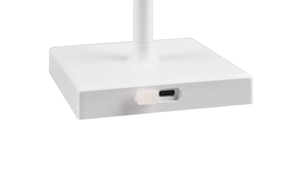 Trio Lighting Trio SANCHEZ tafellamp | LED | wit mat | Ø 13 cm | IP44 | 1x 2,1W | 190 lm | 3000+4000+5000K | dimbaar Trio Lighting Trio SANCHEZ tafellamp | LED | wit mat | Ø 13 cm | IP44 | 1x 2,1W | 190 lm | 3000+4000+5000K | dimbaar