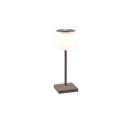 Trio Lighting Trio SANCHEZ tafellamp | LED | antraciet | Ø 13 cm | IP44 | 1x 2,1W | 190 lm | 3000+4000+5000K | dimbaar
