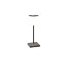 Trio Lighting Trio SANCHEZ tafellamp | LED | antraciet | Ø 13 cm | IP44 | 1x 2,1W | 190 lm | 3000+4000+5000K | dimbaar