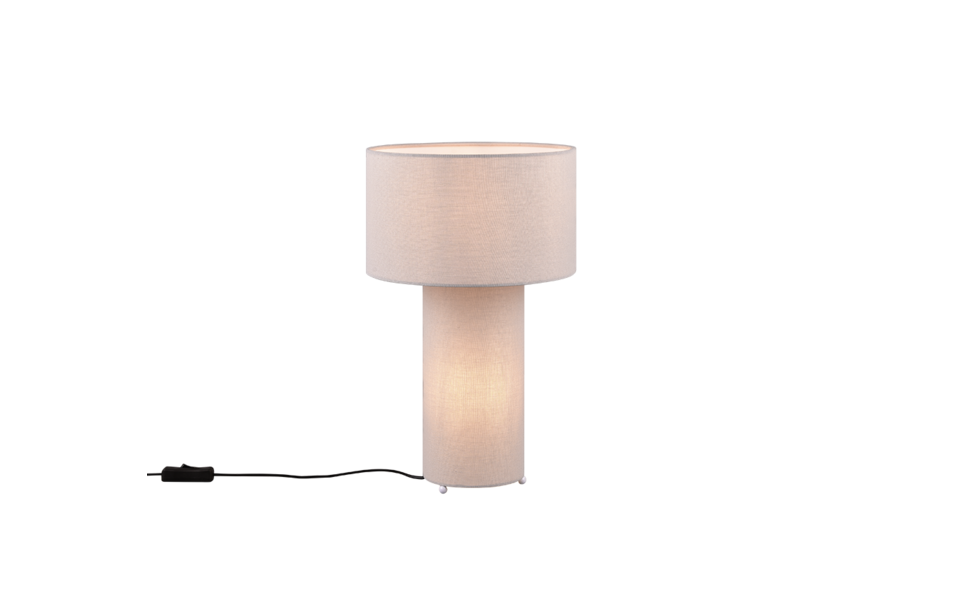 Trio Lighting Trio BALE tafellamp | E27 Fitting | ultiem grijs | Ø 24 cm | IP20 | excl. 2x E27 | max. 10W