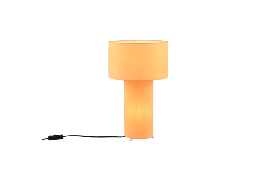 Trio Lighting Trio BALE tafellamp | E27 Fitting | illuminate gelb | Ø 24 cm | IP20 | excl. 2x E27 | max. 10W