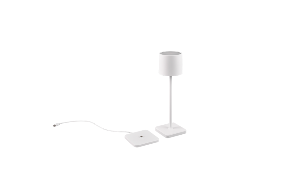 Trio Lighting Trio FERNANDEZ LED table lamp | 1x 1W 100 lm 2700-6500K | black with chrome | Ø 11 cm | IP54 | 38 cm