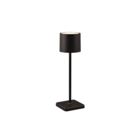 Trio FERNANDEZ LED table lamp | black | Ø 11 cm | IP54