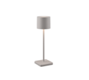 Trio Lighting Trio FERNANDEZ tafellamp | LED | ultiem grijs | 12,5 x 12,5 cm | IP54 | 1x 1,5W | 130 lm | 2700+4000+6000K | dimbaar