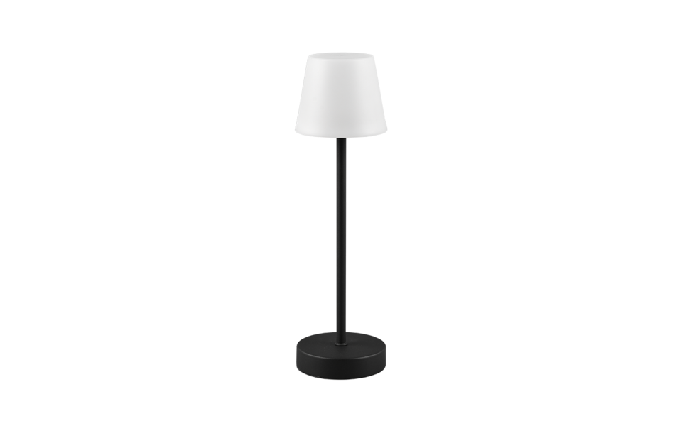 Trio Lighting Trio MARTINEZ tafellamp | LED | mat zwart | Ø 11 cm | IP44 | 1x 2,2W | 250 lm | 2700-6500K | dimbaar