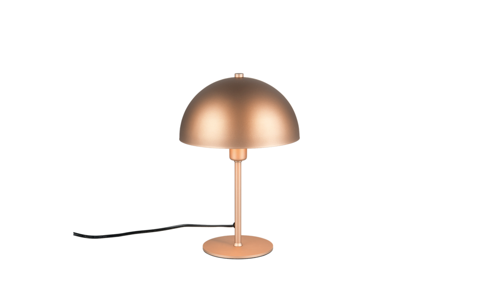 Trio Lighting Trio NOLA tafellamp | E14 Fitting | koffie | Ø 20 cm | IP20 | excl. 1x E14 | max. 28W