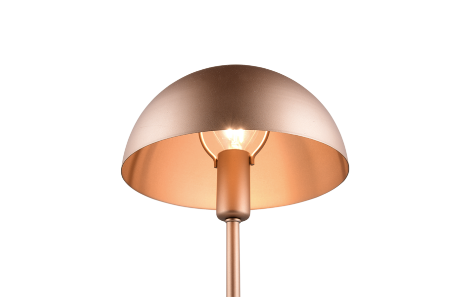 Trio Lighting Trio NOLA table lamp | 1x E14 max 40W | mocha brown | Ø 20 cm | 30.5 cm