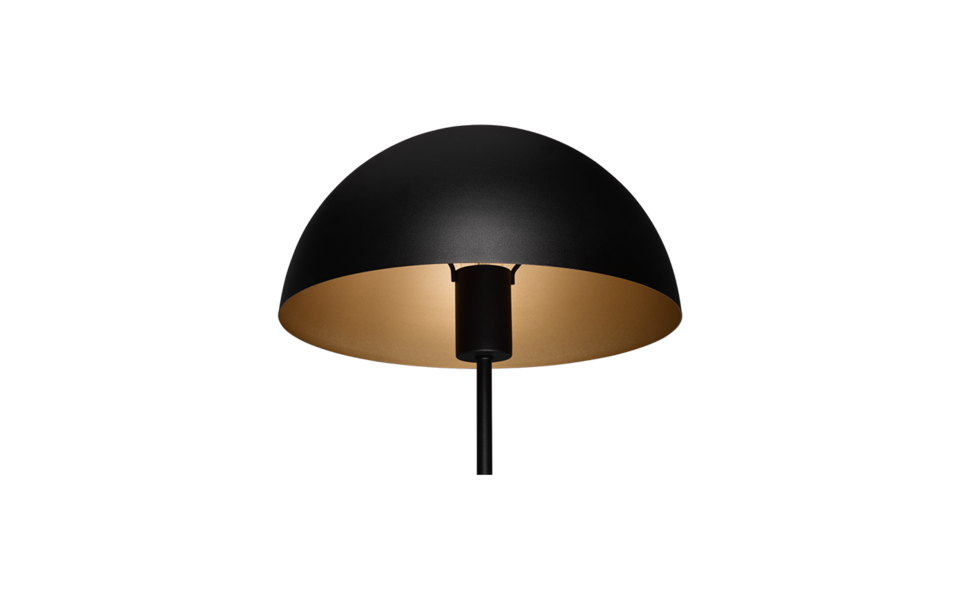 Trio Lighting Trio NOLA tafellamp | E27 Fitting | mat zwart met zwart met goud | Ø 30 cm | IP20 | excl. 1x E27 | max. 40W Trio Lighting Trio NOLA tafellamp | E27 Fitting | mat zwart met zwart met goud | Ø 30 cm | IP20 | excl. 1x E27 | max. 40W