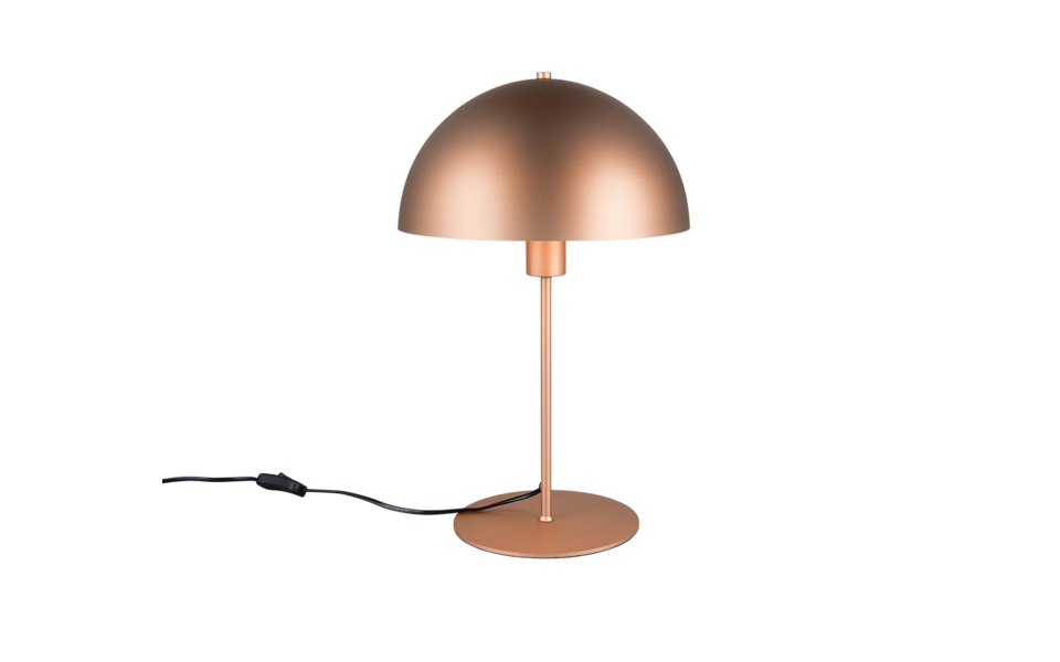 Trio Lighting Trio NOLA tafellamp | E27 Fitting | koffie | Ø 30 cm | IP20 | excl. 1x E27 | max. 40W