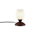Trio Lighting Trio CUP II tafellamp | E14 Fitting | roestkleur met wit | Ø 12 cm | IP20 | excl. 1x E14 | max. 40W | niet dimbaar