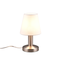 Trio MATS II table lamp | E14 | white | Ø 14 cm