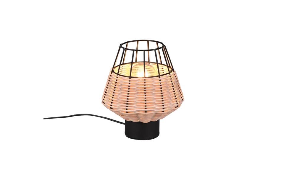 Trio Lighting Trio BORKA table lamp | 1x E27 max 40W | Ø 17.5 cm | 20 cm Trio Lighting Trio BORKA table lamp | 1x E27 max 40W | Ø 17.5 cm | 20 cm