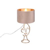 Trio MARY tafellamp | beige | IP20 | E27 Fitting