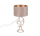 Trio Lighting Trio MARY tafellamp | E27 Fitting | beige | Ø 24 cm | IP20 | excl. 1x E27 | max. 60W