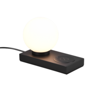 Trio CHLOE table lamp | E14 | black | Ø 20 cm Trio CHLOE table lamp | E14 | black | Ø 20 cm