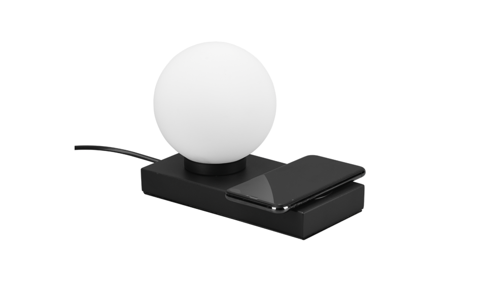 Trio Lighting Trio CHLOE table lamp | 1x E14 max 40W | black | Ø 20 cm | 15 cm Trio Lighting Trio CHLOE table lamp | 1x E14 max 40W | black | Ø 20 cm | 15 cm