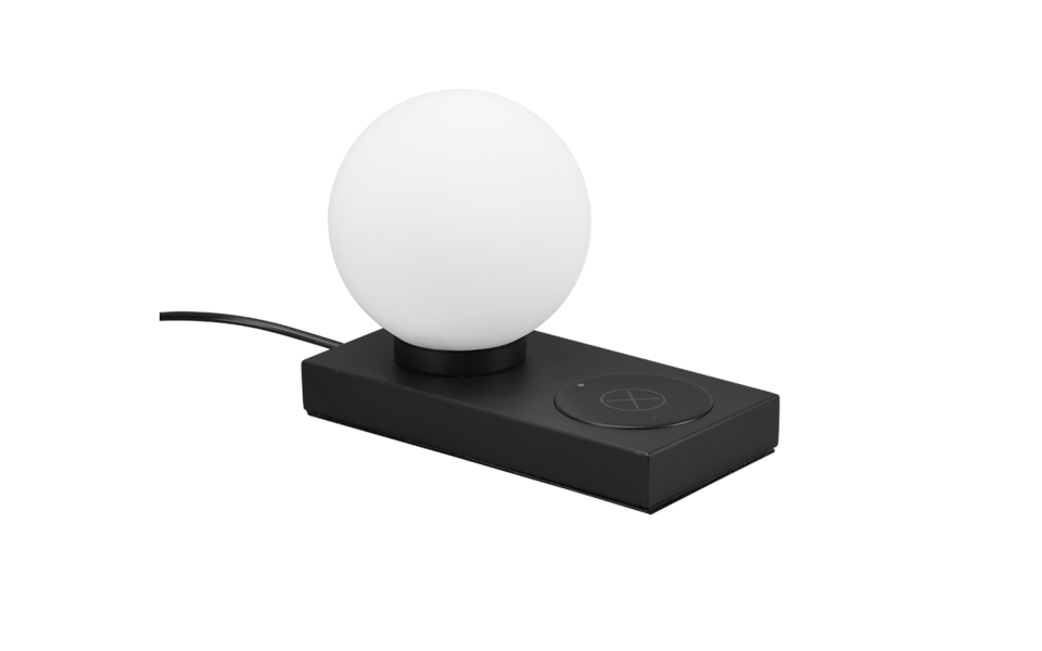 Trio Lighting Trio CHLOE table lamp | 1x E14 max 40W | black | Ø 20 cm | 15 cm Trio Lighting Trio CHLOE table lamp | 1x E14 max 40W | black | Ø 20 cm | 15 cm