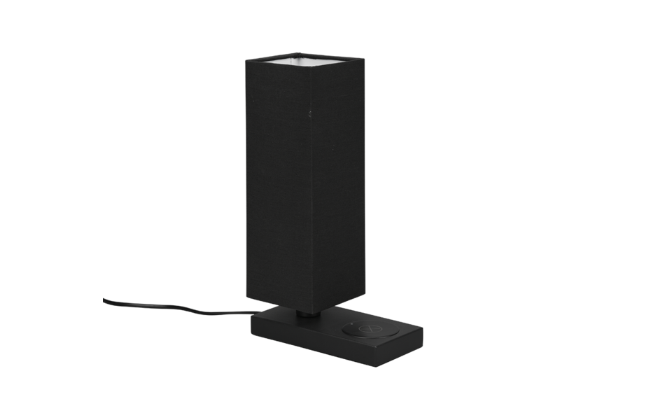 Trio Lighting Trio HALEY tafellamp | E14 Fitting | mat zwart met zwart | 10 x 20 cm | IP20 | excl. 1x E14 | max. 40W Trio Lighting Trio HALEY tafellamp | E14 Fitting | mat zwart met zwart | 10 x 20 cm | IP20 | excl. 1x E14 | max. 40W