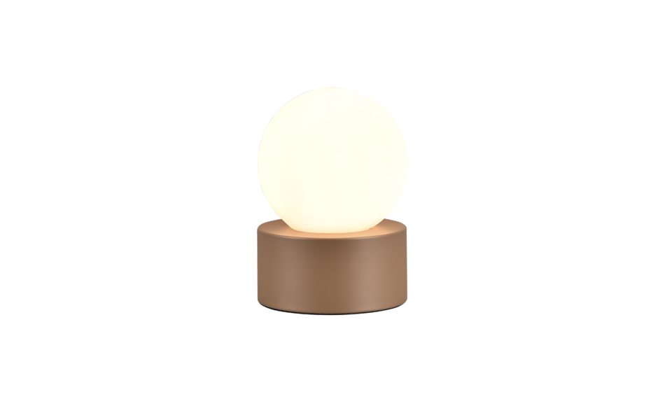 Trio Lighting Trio COUNTESS tafellamp | E14 Fitting | koffie met wit | Ø 12 cm | IP20 | excl. 1x E14 | max. 25W Trio Lighting Trio COUNTESS tafellamp | E14 Fitting | koffie met wit | Ø 12 cm | IP20 | excl. 1x E14 | max. 25W