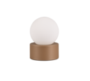 Trio Lighting Trio COUNTESS table lamp | 1x E14 max 40W | mocha brown | Ø 12 cm | 17 cm