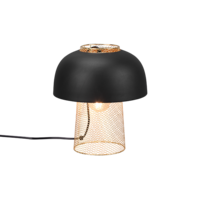 Trio PUNCH table lamp | E27 | black | Ø 25 cm