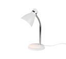 Trio Lighting Trio HARVEY tafellamp | E27 Fitting | wit mat | 14,5 x 33 cm | IP20 | excl. 1x E27 | max. 10W