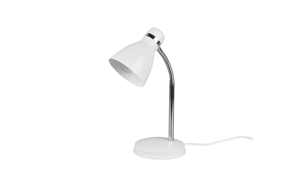 Trio Lighting Trio HARVEY tafellamp | E27 Fitting | wit mat | 14,5 x 33 cm | IP20 | excl. 1x E27 | max. 10W Trio Lighting Trio HARVEY tafellamp | E27 Fitting | wit mat | 14,5 x 33 cm | IP20 | excl. 1x E27 | max. 10W