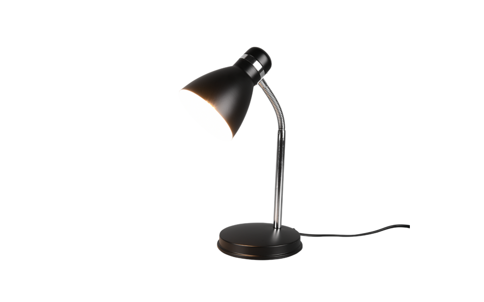 Trio Lighting Trio HARVEY table lamp | 1x E27 max 40W | black | 33 cm