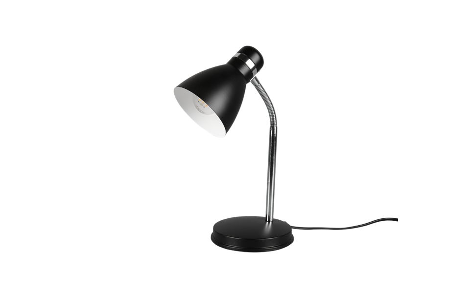 Trio Lighting Trio HARVEY table lamp | 1x E27 max 40W | black | 33 cm