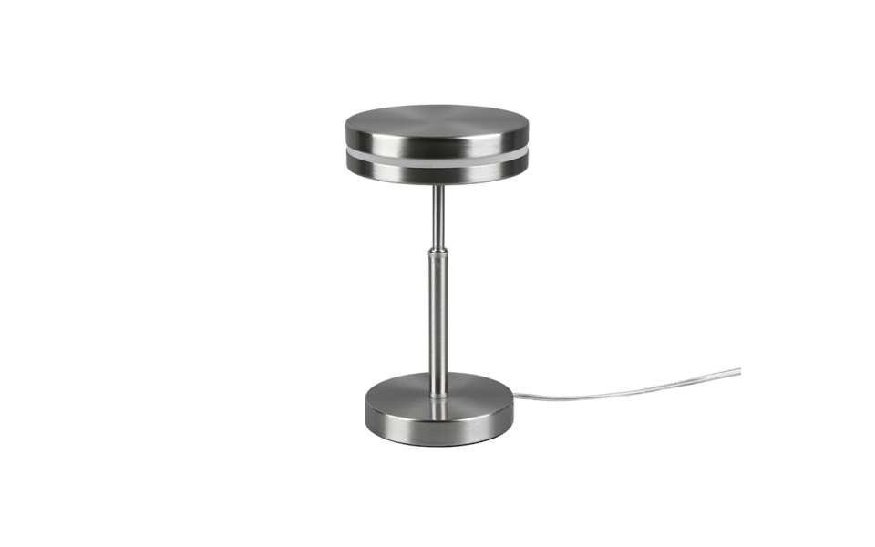Trio Lighting Trio FRANKLIN tafellamp | LED | nikkel mat | Ø 14 cm | IP20 | 1x 6W | 700 lm | 3000K Trio Lighting Trio FRANKLIN tafellamp | LED | nikkel mat | Ø 14 cm | IP20 | 1x 6W | 700 lm | 3000K