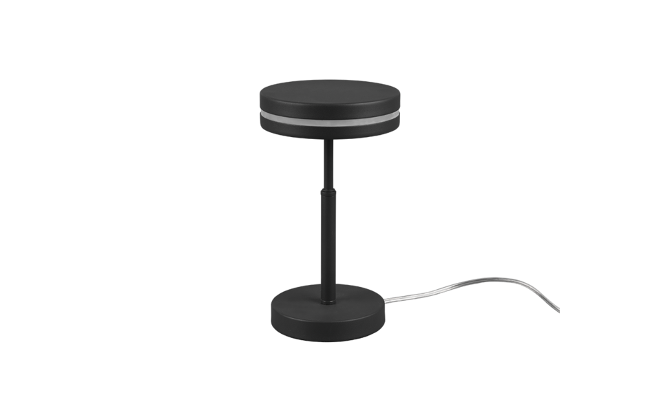 Trio Lighting Trio FRANKLIN tafellamp | LED | antraciet | Ø 14 cm | IP20 | 1x 6W | 700 lm | 3000K