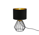Trio Lighting Trio CHUCK tafellamp | E14 Fitting | zwart | Ø 20 cm | IP20 | excl. 1x E14 | max. 40W