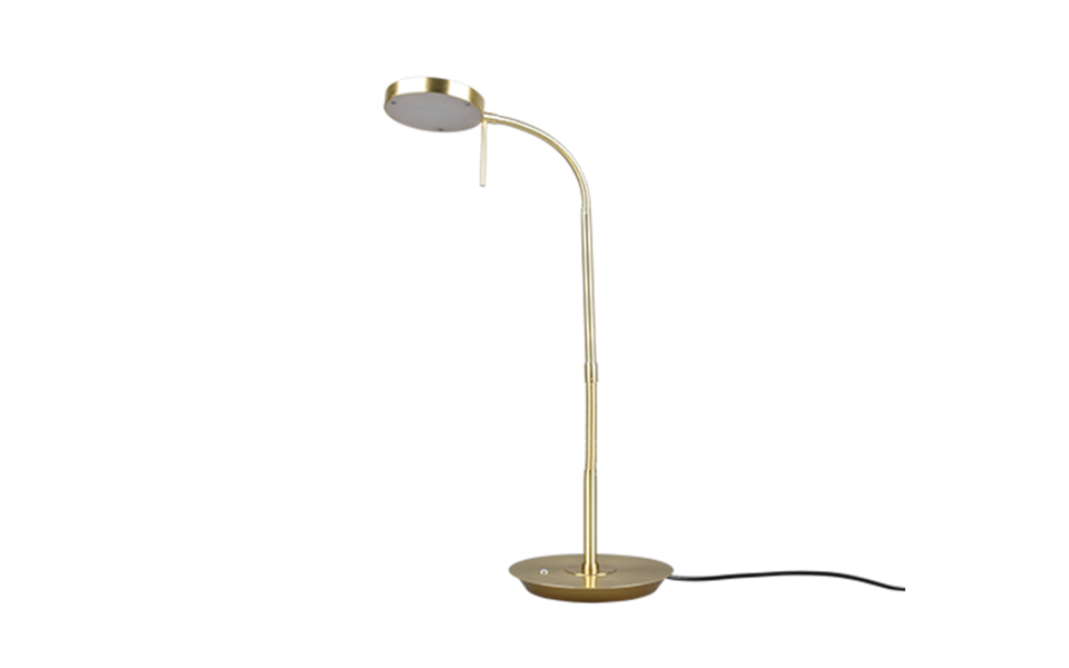Trio Lighting Trio MONZA tafellamp | LED | messing mat | 19 x 46 cm | IP20 | 1x 12W | 1400 lm | 2300+3000+4000K | dimbaar Trio Lighting Trio MONZA tafellamp | LED | messing mat | 19 x 46 cm | IP20 | 1x 12W | 1400 lm | 2300+3000+4000K | dimbaar