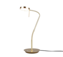 Trio Lighting Trio MONZA tafellamp | LED | messing mat | 19 x 46 cm | IP20 | 1x 12W | 1400 lm | 2300+3000+4000K | dimbaar
