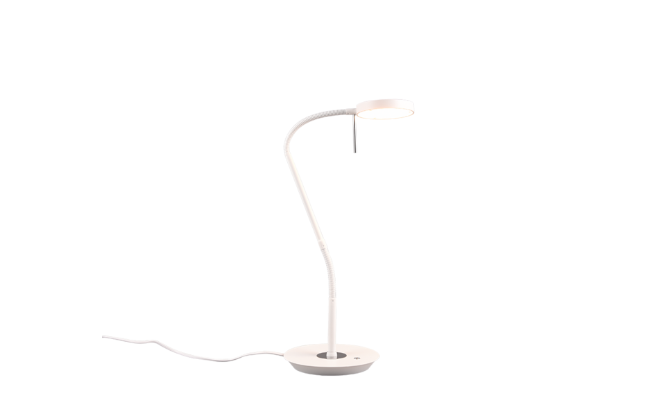 Trio Lighting Trio MONZA tafellamp | LED | wit mat | 19 x 46 cm | IP20 | 1x 12W | 1400 lm | 2300+3000+4000K | dimbaar