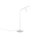 Trio Lighting Trio MONZA tafellamp | LED | wit mat | 19 x 46 cm | IP20 | 1x 12W | 1400 lm | 2300+3000+4000K | dimbaar