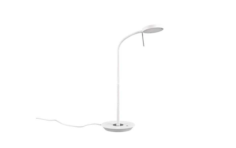 Trio Lighting Trio MONZA tafellamp | LED | wit mat | 19 x 46 cm | IP20 | 1x 12W | 1400 lm | 2300+3000+4000K | dimbaar
