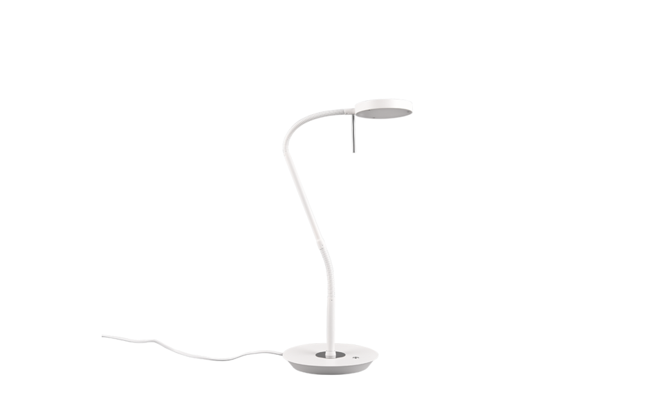 Trio Lighting Trio MONZA tafellamp | LED | wit mat | 19 x 46 cm | IP20 | 1x 12W | 1400 lm | 2300+3000+4000K | dimbaar